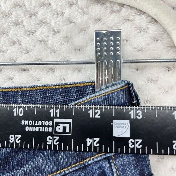 Derek Lam 10 Crosby Denim Jeans Dark Wash Bootcut Raw Hem Womens - Picture 8 of 11